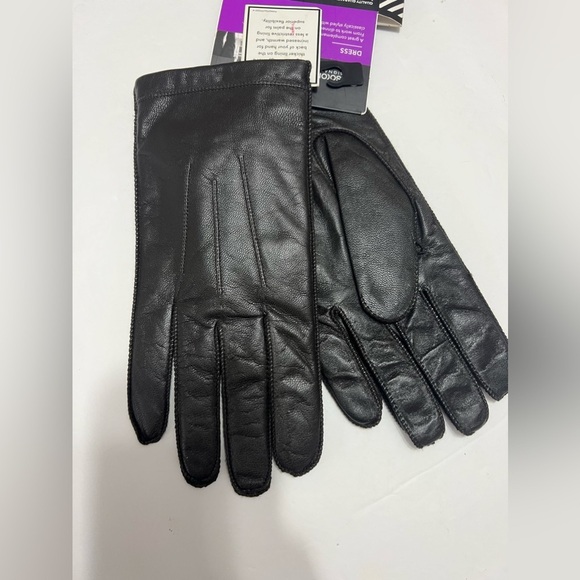 Isotoner Signature Men's Size L Leather Brown Gloves Smartouch Technology New - Picture 3 of 12